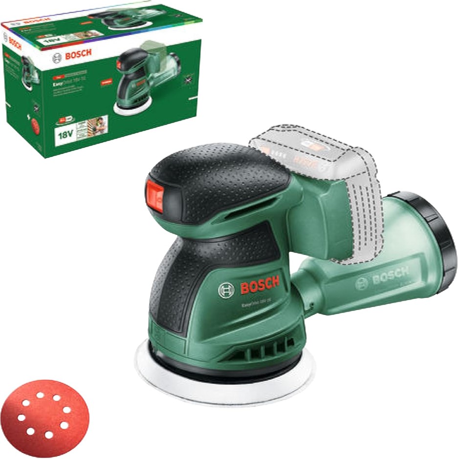 BOSCH Cordless Random Orbit Sander EasyOrbit 18V-10 (Diameter: 125mm; 18 Vo