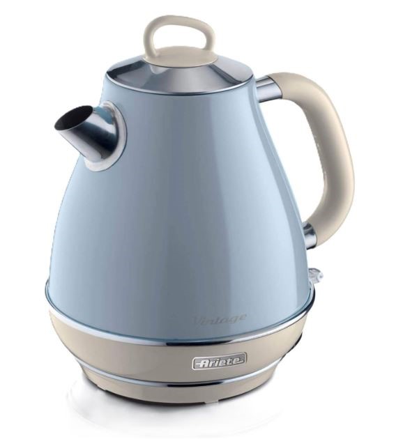 Ariete Vintage Series Electric Kettle 1.7L - Blue