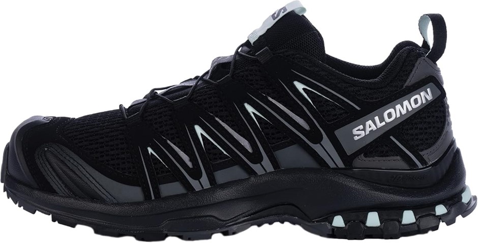 SALOMON Women's XA PRO 3D Trail Running and Hiking Shoe, color Black/Magnet