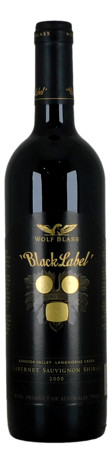 Wolf Blass Black Label Cabernet Shiraz 2000 (1x 750mL)