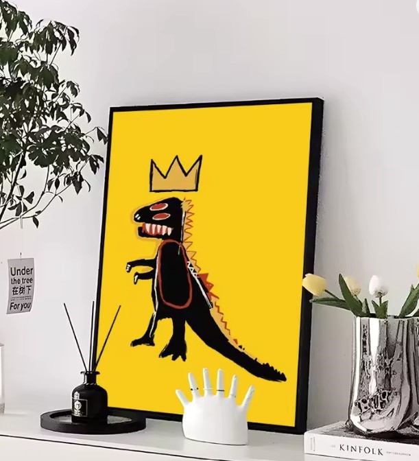 Jean Michel Basquiat (After) "PEZ DISPENSER 1984" Poster Print