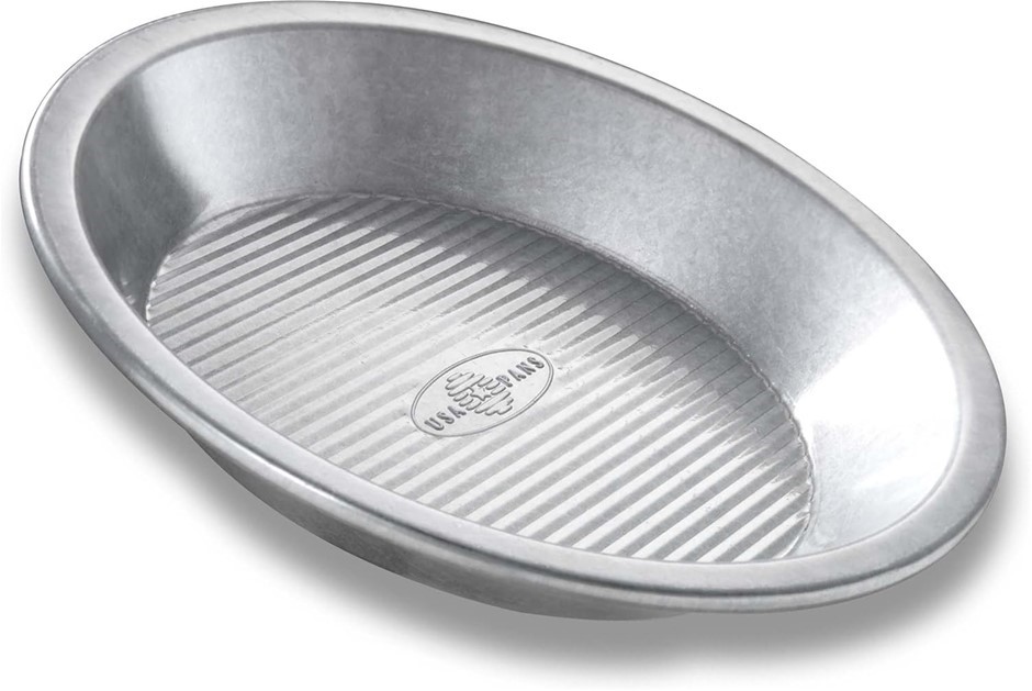 USA Pan Bakeware Aluminized Steel Pie Pan, 23 cm, Silver