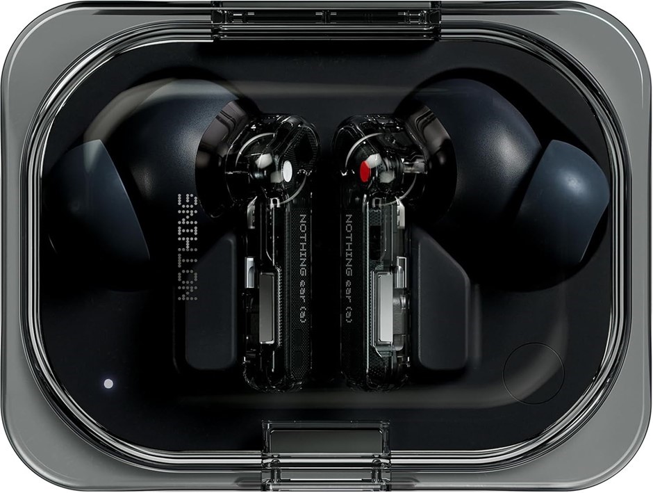 NOTHING EAR (a) Earbuds Black, with ChatGPT integration, 45 db ANC, Bass En