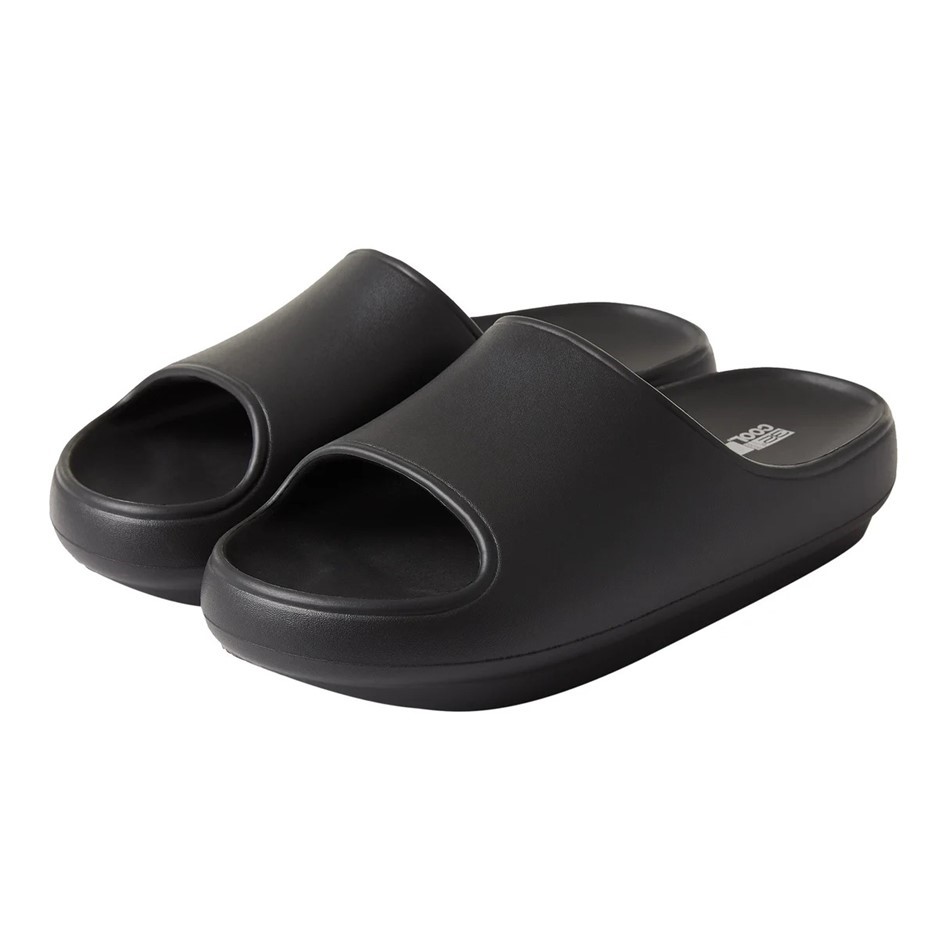 32DEGREES Unisex Cushion Slide Sandals, Size S (m4-5/w6-7), Black.