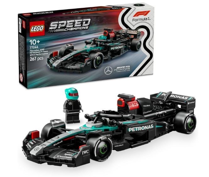 LEGO Speed Champions Mercedes-AMG F1 W15 Race Car for 10+ Year Old Boys & G