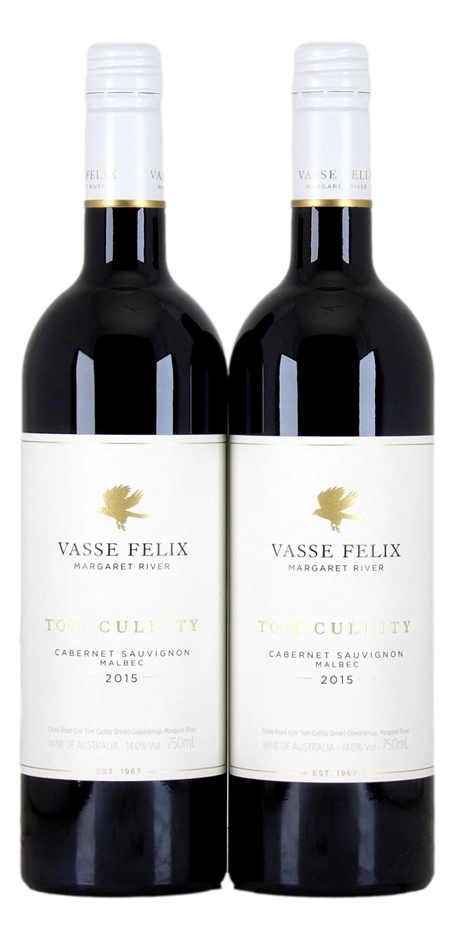 Vasse Felix Tom Cullity Cabernet Malbec 2015 (2x 750mL), Aus.