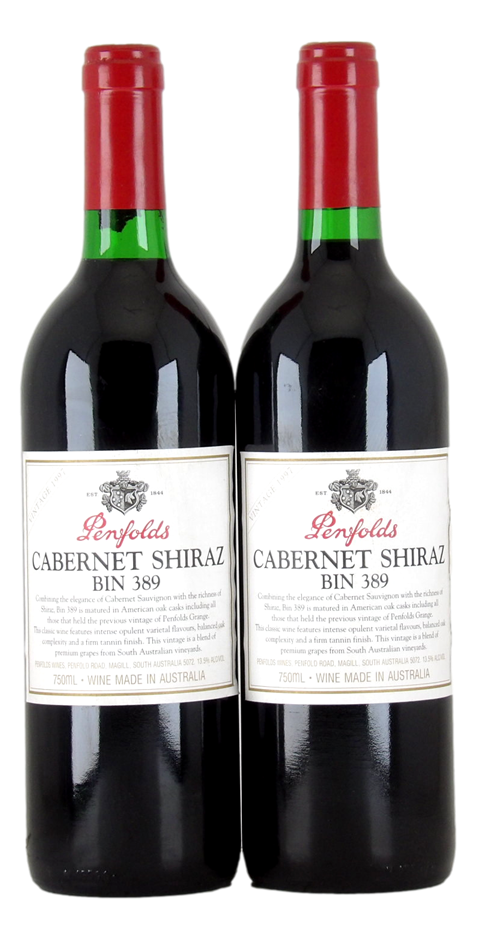 Penfolds `Bin 389` Cabernet Shiraz 1997 (2 x 750mL), SA.