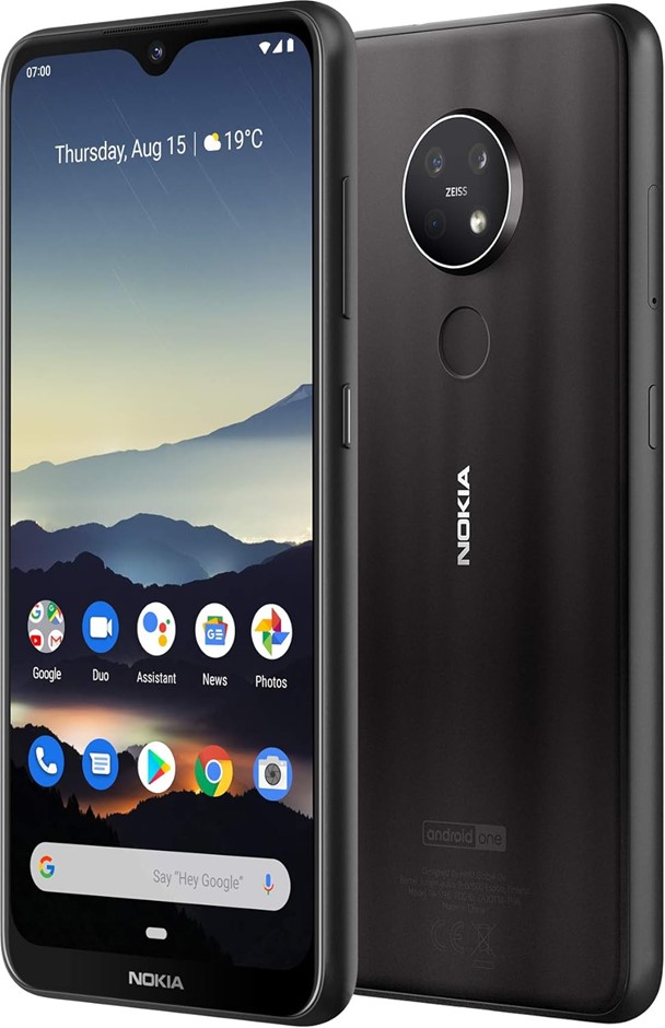 NOKIA 7.2 Smartphone Dual Sim, 48MP Triple Camera, Zeiss Optics, 128GB, Cha