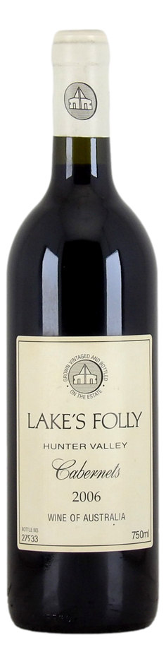 Lake's Folly Hunter Valley, Bottle No 27933 Cabernets 2006 (1x 750mL).
