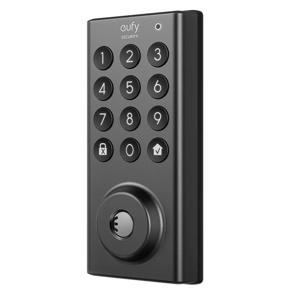 EUFY Smart Door Lock With App Control Via Bluetooth, Model T8500, Black. B