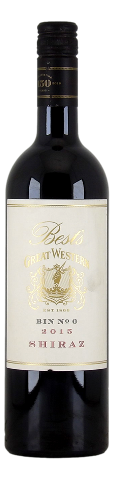 Best's Great Western Bin No. 0 Shiraz 2015 (1x 750mL).