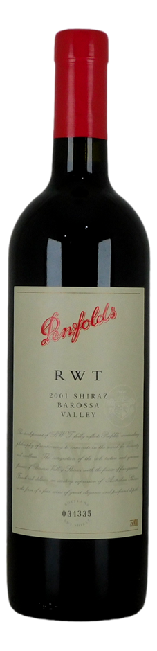 Penfolds RWT Shiraz 2001 (1x 750mL), Barossa.