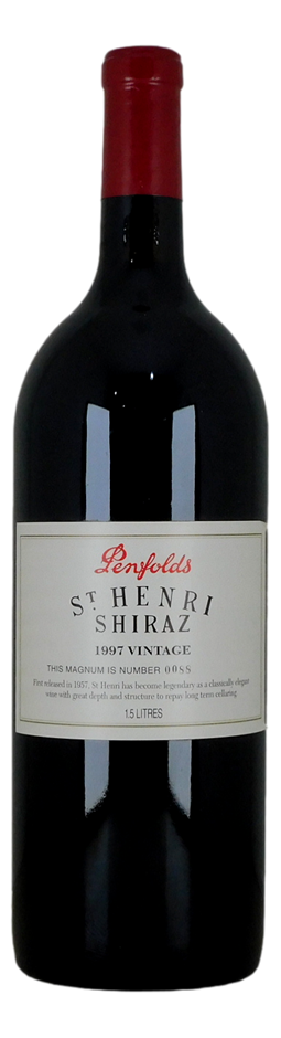 Penfolds St Henri Shiraz 1997 (1x 1.5L), SA.
