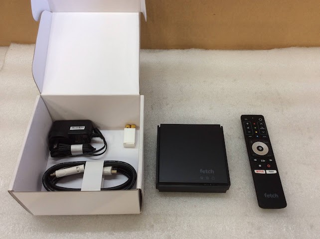 Fetch H671T Set Top TV Box and accessories New w/box