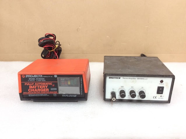 Digitech AA-0472 Stereo Amplifier&Projecta SC6000A (Lot of 2)