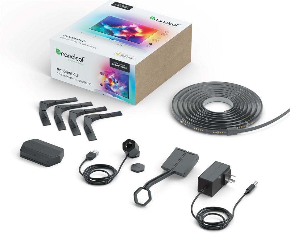 NANOLEAF 4D TV Sync Camera and Smart Addressable Gradient Lightstrip Kit, I