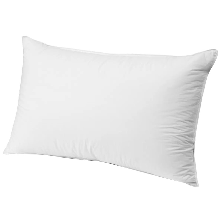 TONTINE Hotel Pure Feather Pillow. (2 Pack Medium Pillow). NB: Slightly Dir