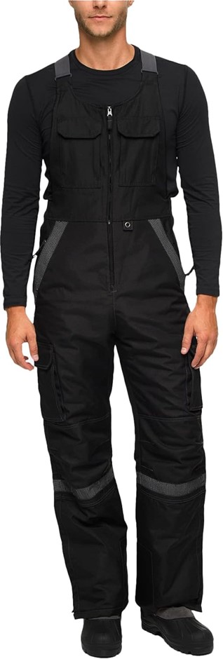 ARCTIX Men's Tundra Ballistic Bib Overall, Black, 3X-Large.