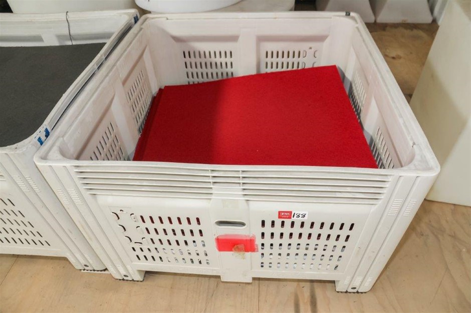 Carpet Tiles with Poly Tub