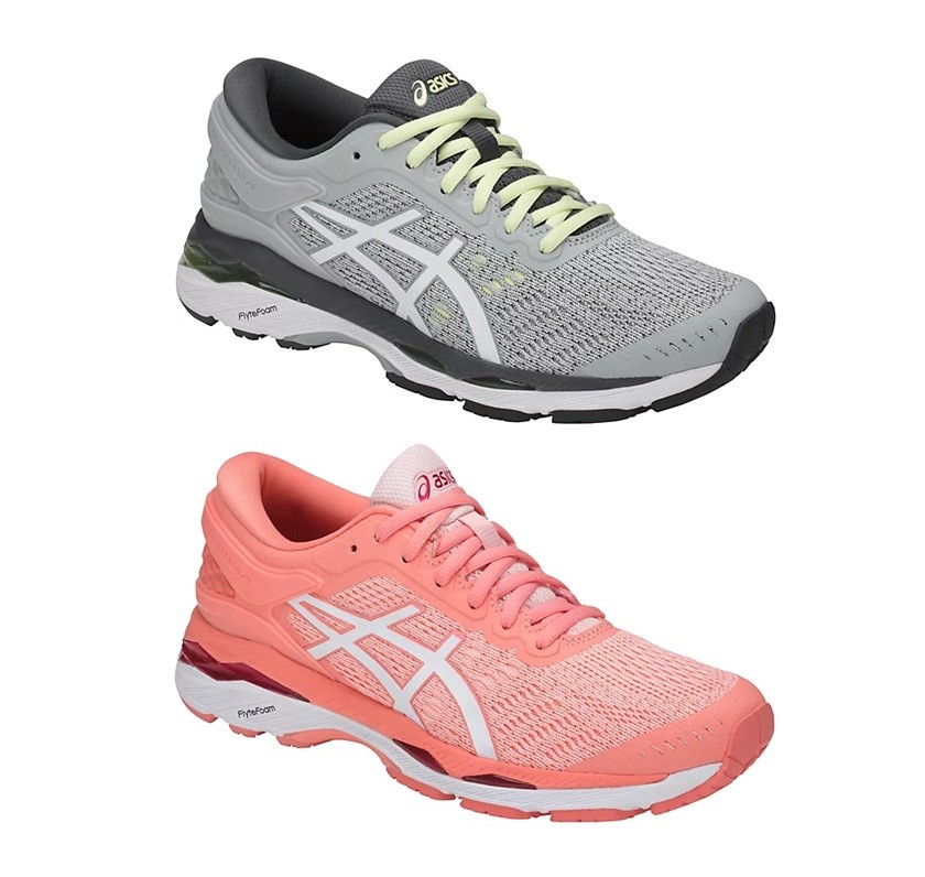 2 Pairs x ASICS Women's Gel-Kayano 24 Shoes, Size US10 / EU42, Seashell Pin