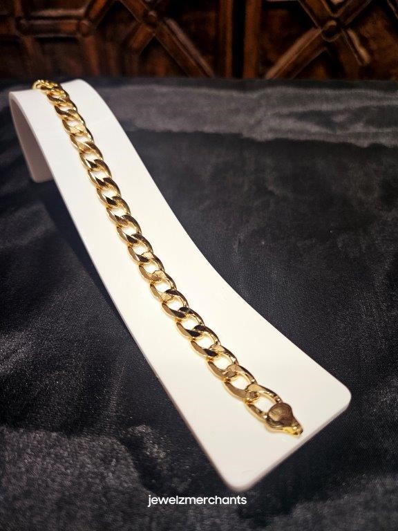 18KGold Filled /Italy Stamped Yellow  Bracelet -19.5cm