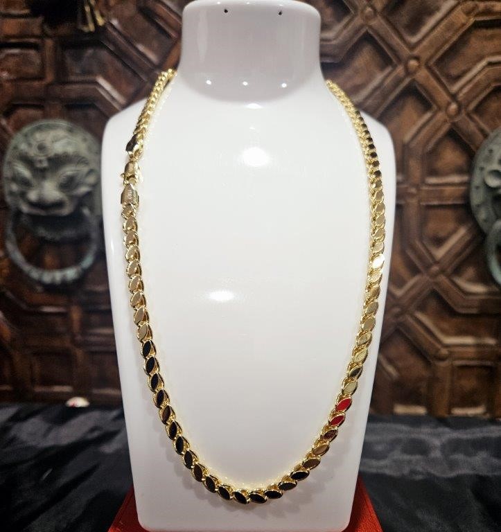 18KGold Filled /Italy Stamped Yellow Chain -50cm