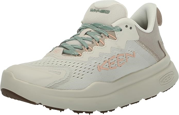 KEEN Women's WK450 Shoes, Birch Peach Parfait, 8 US