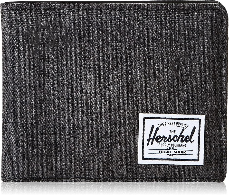 Herschel Hank RFID, black crosshatch/black, One Size