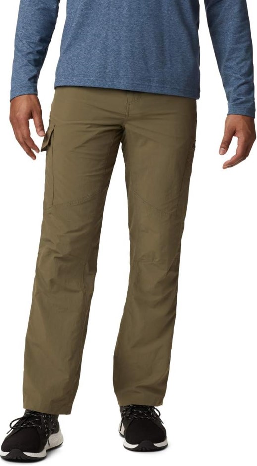 Columbia Men's Silver Ridge Cargo Pant, Olive Green, 42W x 36L