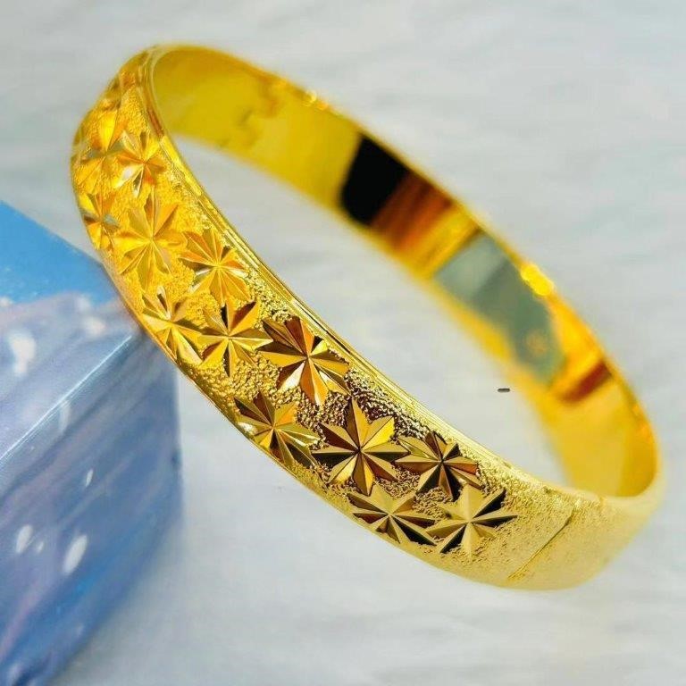 22KGF/Italy Stamped Yellow Gold Branhle-60mm