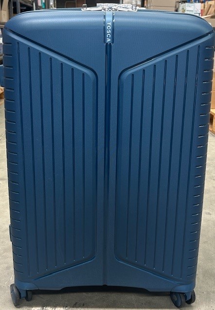 TOSCA Nova 3 Piece Luggage Set, Large: 76cm, Medium: 65cm, Small: 55cm, Blu