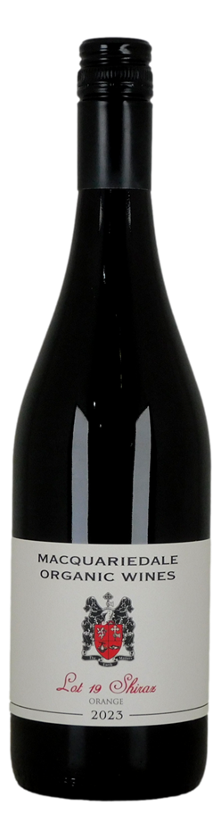 Macquariedale Organic Lot 19 Shiraz 2023 (12x 750mL), Orange