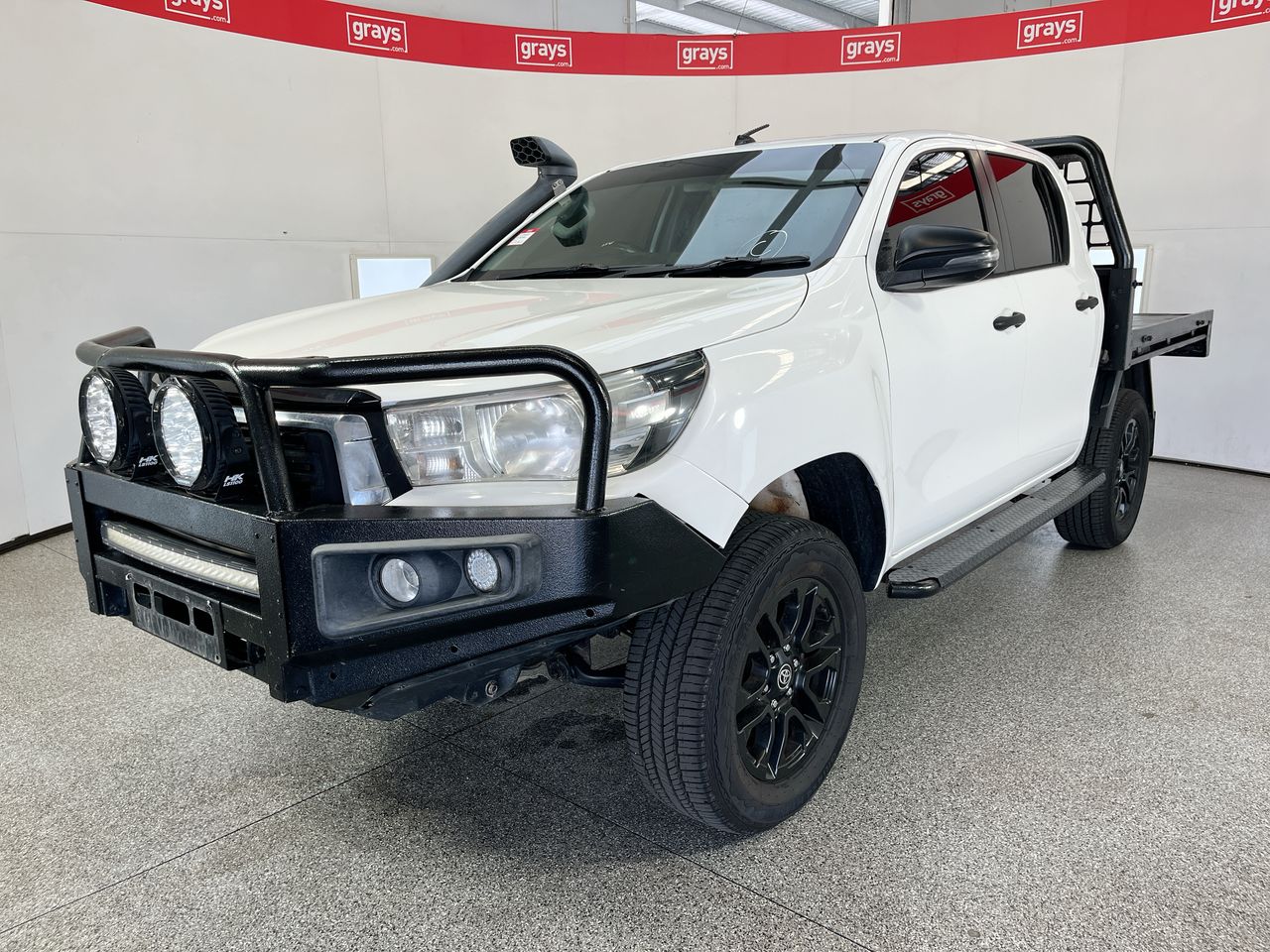2018 Toyota Hilux 4x4 SR GUN126R Turbo Diesel Automatic Crew Cab Chassis