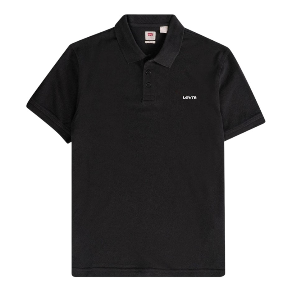 LEVI'S Men's Polo, Size 2XL, 100% Cotton, Black/White (0002), 005RV. Buyer