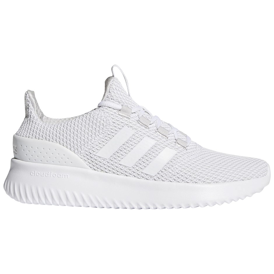 ADIDAS Men's Cloudfoam Ultimate Shoes, Size US9.5 / UK9, White/Grey, BC0121
