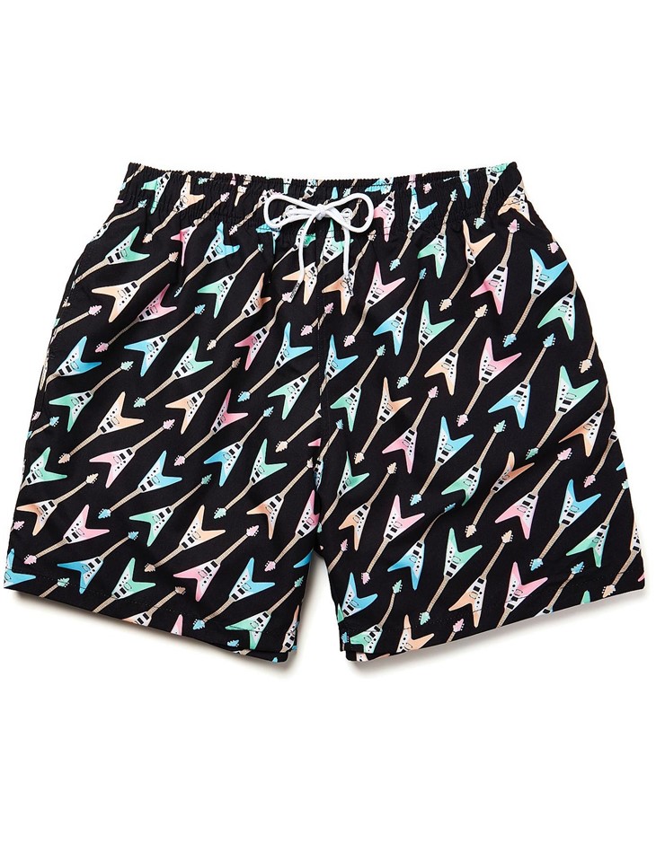 BOARDIES APPAREL Boardies Flying V's Mid Length Swim Shorts. Size S, Colour