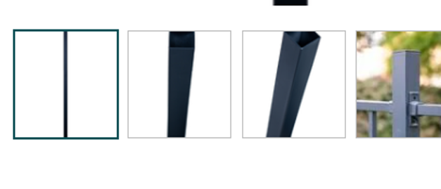 Capped Square Post - Quantity Pack of 18