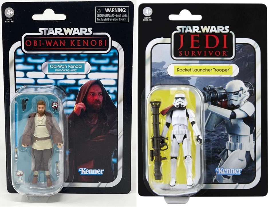 2 x STAR WARS The Vintage Collection: Obi-Wan Kenobi (Wandering Jedi) & Roc
