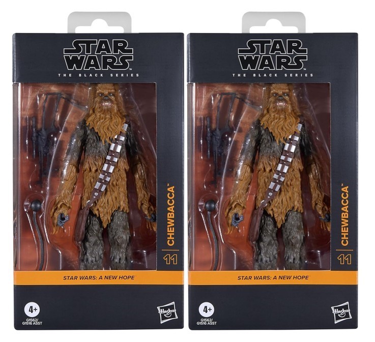 2 x Star Wars The Black Series Chewbacca, Star Wars: A New Hope Premium Col