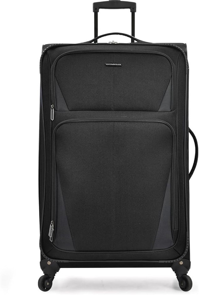 U.S. TRAVELER Aviron Bay Expandable Softside Luggage with Spinner Wheels, A