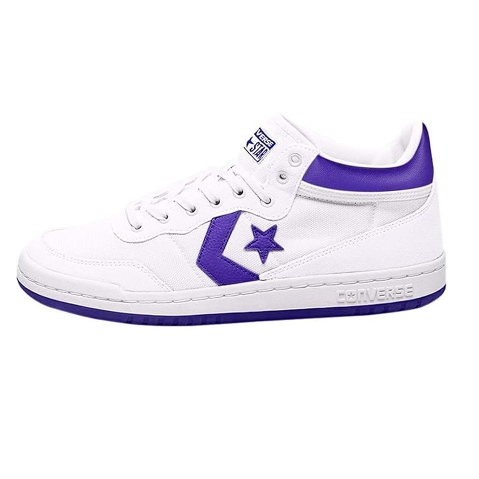 CONVERSE Unisex Fastbreak 83 Mid Leather Shoes Size: UK10.5 (M), 13 W, Whi
