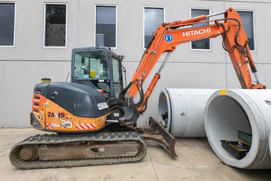 2011 Hitachi ZX60USB-3F 6T Hydraulic Excavator