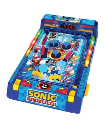 Arcade Pinball Assortment Premium Series Sonic Arcade Pinball. NB: Used. No