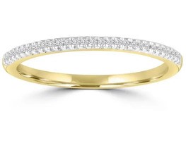 9K Yellow GOLD 0.08CT HI I1 DIAMOND RING