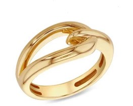 9K Yellow Gold OPEN LINK RING