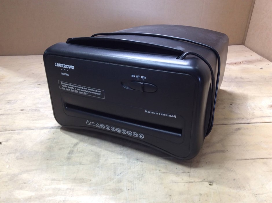 J.Burrows JBSHS3606 Paper Shredder