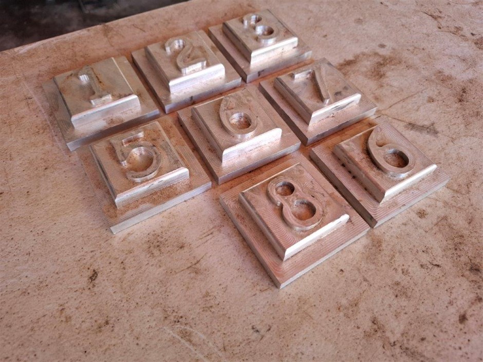 Aluminium Machined Numbers Auction (0049-3036330) | Grays Australia