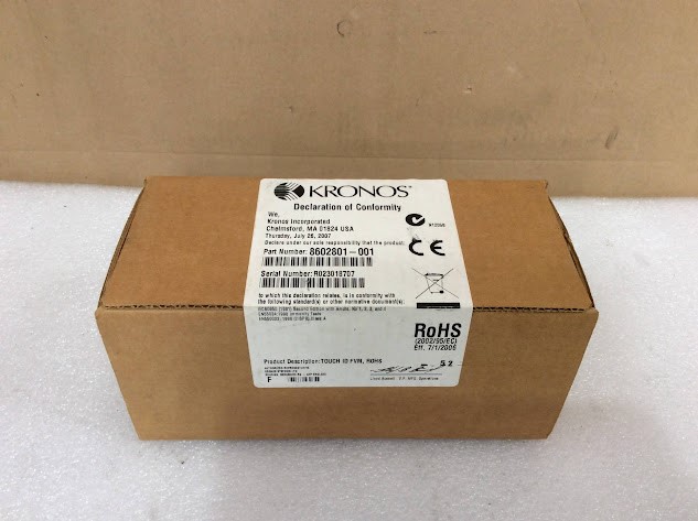 Kronos 8602801-001 Touch ID FVM Biometric Fingerprint Scanner New