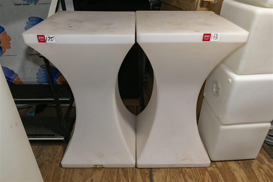 LED Glow Square High Tables