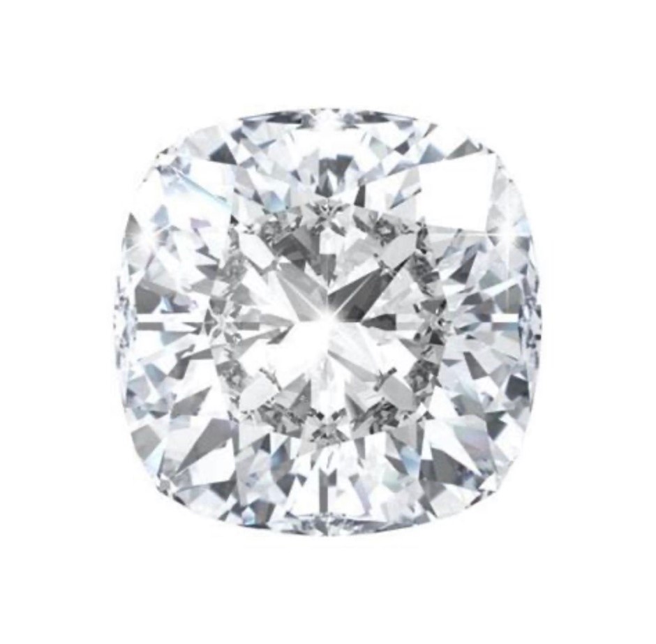 1.01ct One Stone NATURAL Dia. Cushion D/SI1 With GIA Cert.